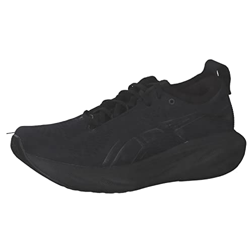 ASICS Nimbus 25 Straßenlaufschuhe für Männer Schwarz 44 EU