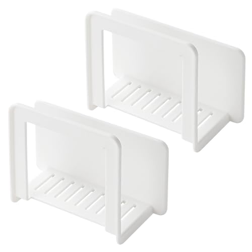 Culinavog Caja de Almacenamiento para Enrutador WiFi, Caja Router Pared, Estante de Almacenamiento de Enrutador WiFi, Enrutador WiFi Estant para Sala de Estar o TV, Decoración del Hogar (Blanco)