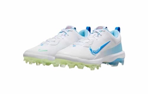 Nike Force Trout 9 Pro MCS Baseball Cleats Mens Size 10.5 FQ7726-104 White/Blue