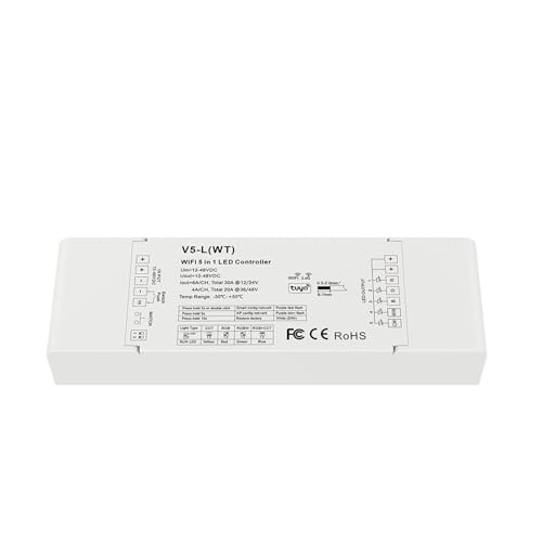 Variateur LED 30A pour stabiliser un long ruban RGB CCT sans perte d'intensité