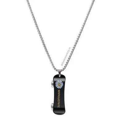 See full amazon price history chart for Geekmonkey Go Daisy Skateboard Necklace | Fashion Jewellery | Boys and Girls Geekmonkey Go Daisy Skateboard Necklace | Fashion Jewellery | Boys and Girls (B0BNXJHF5Q) Amazon Price History, Amazon Price Tracker