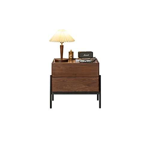 GRFIT Mesa Auxiliar Mesita de Noche for Dormitorio, cajón pequeño for apartamento, Mueble de Almacenamiento, mesita de Noche Dura Mesillas De Noche Dormitorio