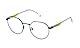 FILA GEOMETRIC Edelstahl Brillen in Matt Blau für Unisex, Brille mit Sehstärke, optional mit Sonnenbrillen tönung oder Blaulichtfilter (Modell VFI703L)