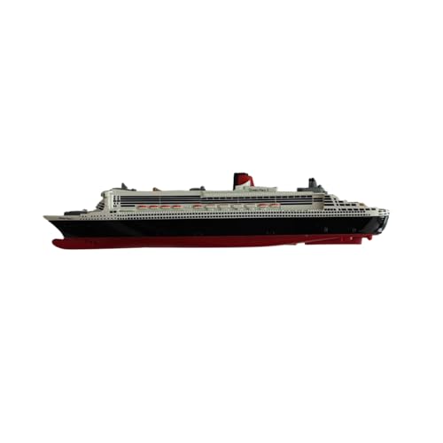 Maquette de Bateau Queen Mary 2, Échelle 1/1400 Paquebot en Alliage Diecast, Modèle de Collection Détaillé & Ornement Miniature, Cadeau Parfait pour Collectionneurs, Décoration Maison Bureau