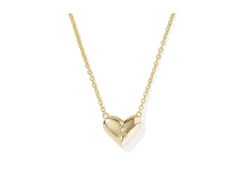 Kendra Scott Womens Heart Letter K Short Pendant Necklace Gold Ivory Mother Of Pearl One Size One Size2