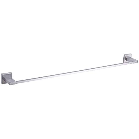 BEIGEEWY Bath Towel Bar 30-Inch SUS 304 Stainless Steel Towel Holder Modern Bathroom Accessories Wall Mounted, Brushed Finish Cover