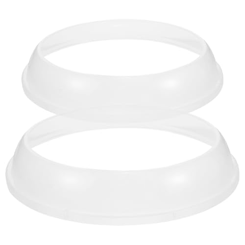 Cabilock Cotton Candy Machine Cover, 2pcs Clear Plastic Dome Bubble Shield Cotton Candy Machine Replacements for Commercial Candy Floss Maker Machine Marshmallow Dispenser Floss Maker