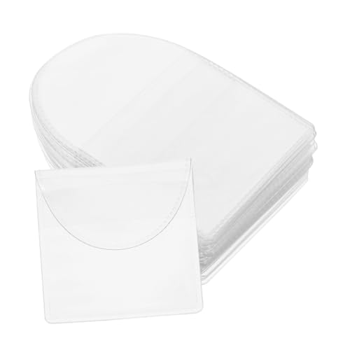 50pcs Coin Storage Bag PVC Badge Holder Sleeves for Coin Collection for Collectors Badge Collection Tools