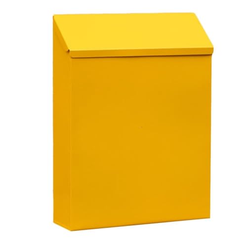 EpheyFIF Community Area Use Lockable Mailbox Rustic Style Wall-Mounted Mailbox Mail and Suggestion Box Secure Locking System