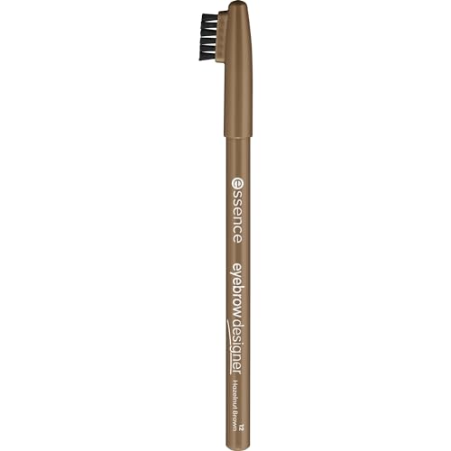 essence cosmetics eyebrow DESIGNER, Eye Pencil, Augenbrauenstift, Nr. 12 hazelnut brown, braun, definierend, natürlich, vegan, Mikroplastik Partikel frei, Nanopartikel frei (1g) essence cosmetics eyebrow DESIGNER, Eye Pencil, Augenbrauenstift, Nr. 12 hazelnut brown, braun, definierend, natürlich, vegan, Mikroplastik Partikel frei, Nanopartikel frei (1g)