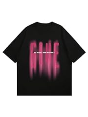 Black Letter Graphic Print