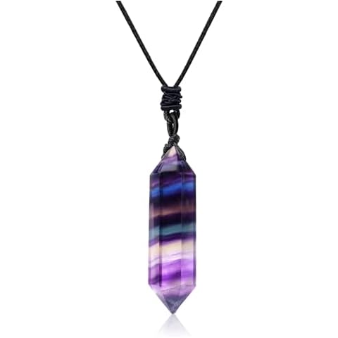 Apengshi Rainbow Fluorite Pendant Cover