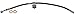 Dorman H621363 Rear Driver Side Brake Hydraulic Hose Compatible with Select Dodge / Hyundai Models