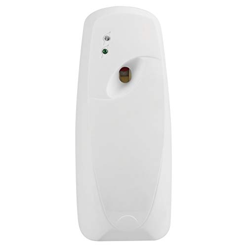 Dispensador automático de aerosol blanco, pulverizador de fragancia ambientador, funcionamiento manos libres con temporizador ajustable, difusor de montado en la pared para baño,