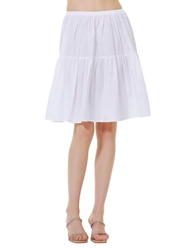 Image of BEAUTELICATE Half Slip Skirt Extender 100% Cotton Vintage Underskirt
