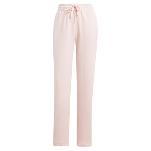 Adidas Damen Essentials SMALL Logo Feel Cozy Open Hem Pant, Sandy pink, XL