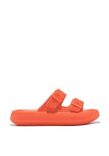D.Franklin Sandalias Mujer Bloomer Bio Naranja - Sandalias deportivas planas cómodas para verano - Talla (39) - Modelo bloomer