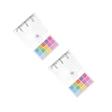 DIYEAH 4pcs Diary Binder Three Punch Journal Handbook Protector Practical Students Diary Office Supply Notepad Cover