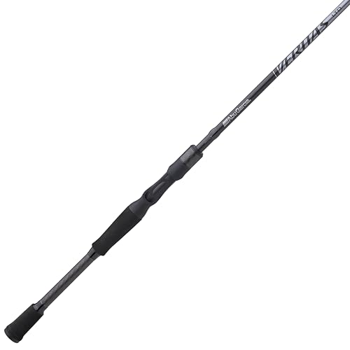 Abu Garcia 6'10" Veritas LTD Casting Fishing Rod, 1 Piece Rod, 6-12 lb Line Rating, Medium Light Rod Power, Fast Action, 1/8-1/2 oz Lure Rating