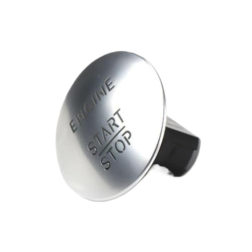 Compatible with Car Models A C E GL Class W117 W221 W292 W246 Engine Start Stop Push Button Switch Keyless One-Click Start(Silver)