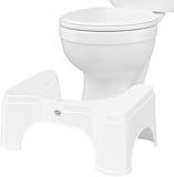 Squatty Potty Original Toilet Stool 2.0 Base 7', White, 1 Count