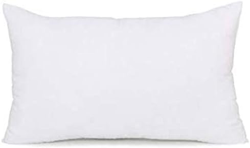 Throw Pillow Inserts Outdoor Water Resistant (Polyester, 12" x 20")