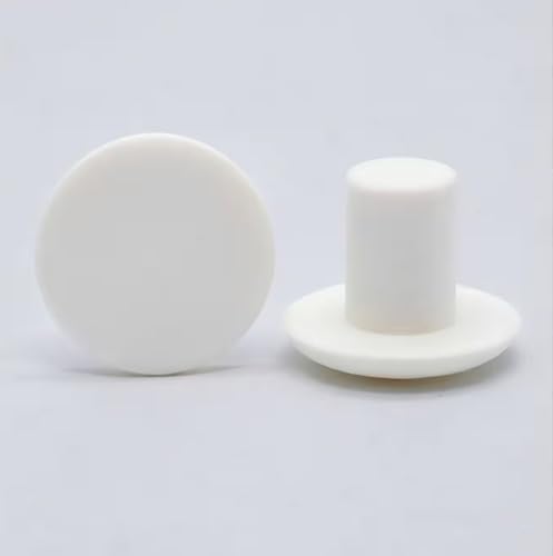 Tapones para Agujeros de Estantes, 100 Unidades, Color Blanco, Tapas de Plástico compatibles con IKEA Billy, Aspecto Limpio y Minimalista