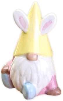 The Bridge Collection EASTER GNOME & EGG S&P SHAKERS 4.5 Inch Pastel Bunny Gnome And Egg Salt And Pepper Shaker Holder Set thumb #3