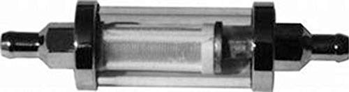 Image of Racing Power Company R9247 5 /16 inch Clear Chrome Fuel Filter