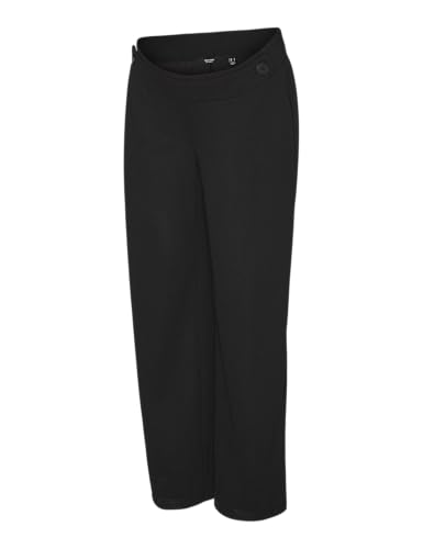MAMALICIOUS Vmmliva Wide Pant Noos Pantalón, Negro, S para Mujer