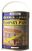 Bedec BEDE2MB0002 Extra-Flex Elastomeric Water-Based Quick Drying Smooth Masonry Paint Brilliant White 5 L