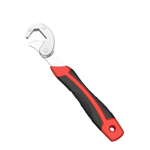 YIXANNX Llave Manual de acero, manga de goma electrochapada mano, herramienta mano llave antideslizante Universal para radiador alto Torque