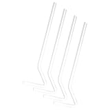 LOLIPPYY Varillas de Vidrio para Esparcir Células 6 MM Diámetro Kit de 4 Unidades Reutilizables Accesorios para Laboratorio Biológico y Cultivo Celular Difusión Precisa en Placas Petri