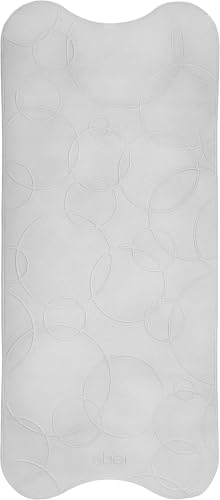 Image of Ubbi Cushioned Non-Slip Bath Mat for Baby, Powerful Suction Cups, Baby Bathtub Time Essentials, Gray (Pack of 6)