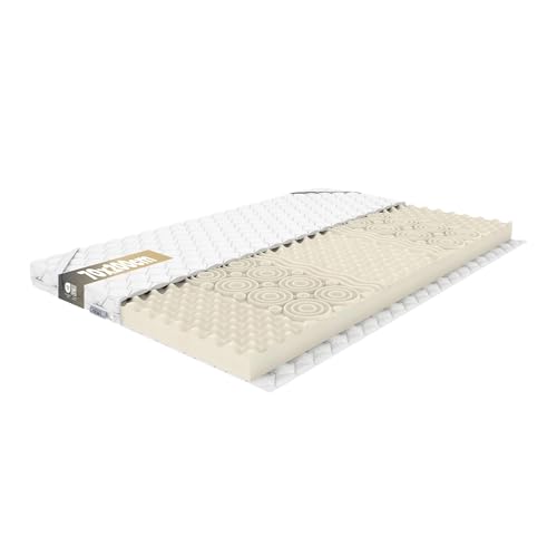 REM-Sen Matratzen Topper Matratzentopper 70x200cm Höhe 7 cm Härtegrad 4 (H4) Mattress Feste Topper aus Polyurethanschaum mit Massageprofil Dreilagige Membranhülle Für Sofa Bet Öko-Tex Zertifiziert