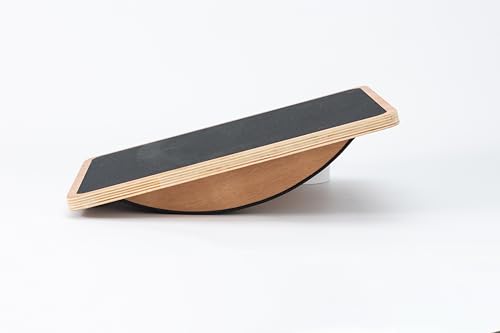 Dikumi Balance Board Wobble Board for Adults and Kids - Anti-Slip 350LBS Balance Board for Physical Therapy,Balance Training,Posture Correction,Standing Desk Core Strength Wooden Balance Rocker Board