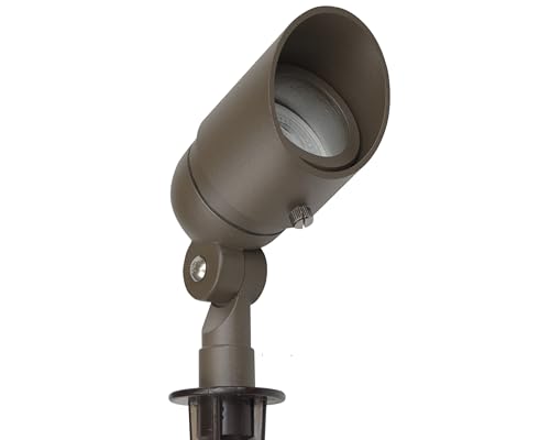 Lumina Lighting® 4W Landscape Lighting 12V Landscape Lights Low Voltage Landscape Spotlights Warm White Waterproof Outdoor Replaceable LED Bulb for Garden, Lawn, Porch, Patio and Yard (Bronze, 2-Pack) by Lumina Lighting - Image 2