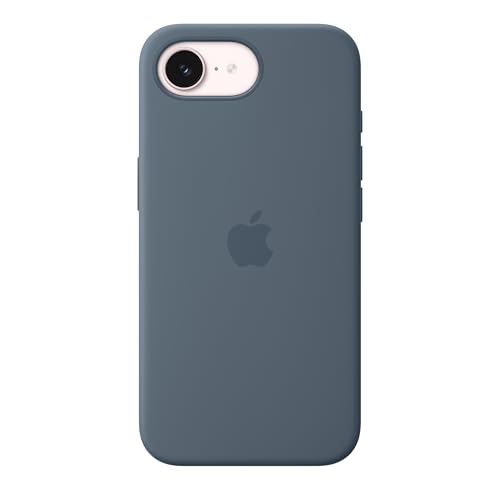 Image of Apple iPhone 17e Silicone Case with MagSafe - Anchor Blue 