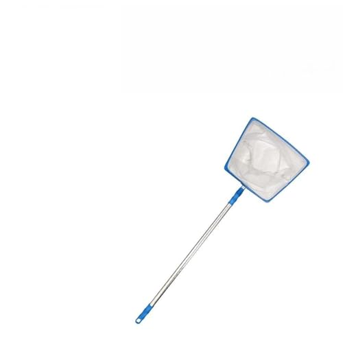 Badafaci Red Desnatadora de Hojas para Piscina, Poste Telescópico Ligero con Malla Fina, Conexión Rápida para una Fácil Limpieza de Piscinas y Spas (Cuadrado)