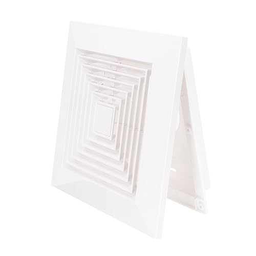 Angoily Cubiertas de Ventilación de Techo Cuadradas para Falso Techo Rejilla de Aire de Circulación Fácil Instalación Hebilla Elástica Uso Baño Cocina y Oficina Adecuada para Acondicionadores