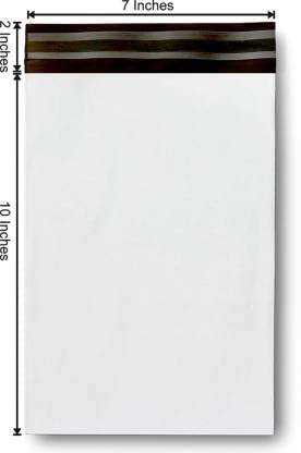 Buste per corriere in plastica, autoadesive, impermeabili, a prova di strappo, per abbigliamento (17,8 x 25,4 cm), confezione da 100