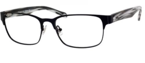 Image of Fossil Tyson 0RX1 00 Eyeglasses Black Satin 53mm