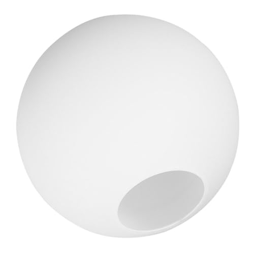 STOBAZA Paralume in Vetro Rotondo 130 MM per Lampade da Tavolo e Piantane Ricambio Accessorio Versatile per Illuminazione Interna Salotto e Ufficio