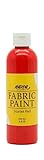 Nazca Colors Colori per Tessuti Rosso 250ml Pittura Acrilici Permanenti per Stoffa e Pelle ideale per Dipingere Vestiti, Magliette, Jeans, Borse, Scarpe in Tessuto e Cuoio - Buona Capacità Copertura