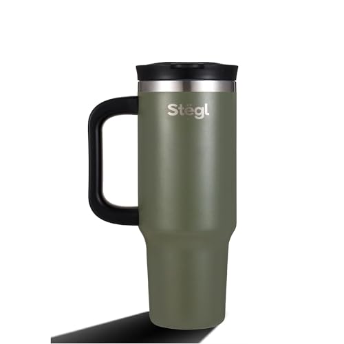 Image of Tumbler with Straw - 900ML Insulated Coffee Tumbler with Handle | Keeps Drinks Hot 12h Cold 24h | Leakproof Travel Sipper for Office Gym