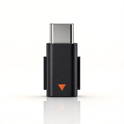CharLok Type C Adapters for DJI Mic Mini with USB CFemale to Male AdapterSmartphone/PC Connector Accessories Wireless Microphone Receiver Plug and Play NOT Compatible with DJI Mic 2 and Mic 3