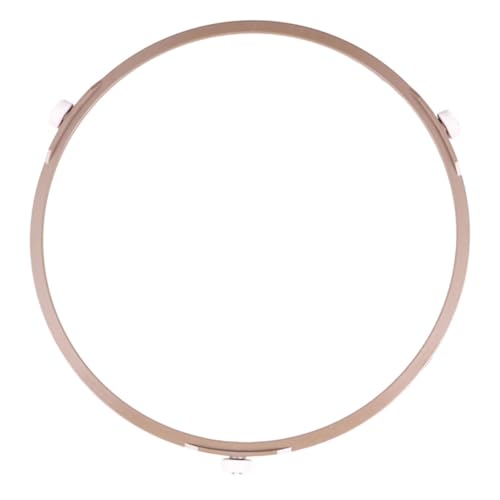 Amosfun Anillo de soporte para plato giratorio de microondas mediano con rueda de rodillo de repuesto para placas de horno microondas, instalación práctica, accesorio de electrodomésticos de cocina