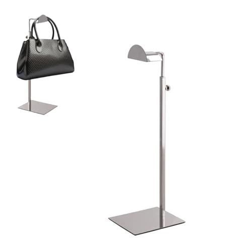 Support sac a main blanc et présentoir de sac réglable de table
