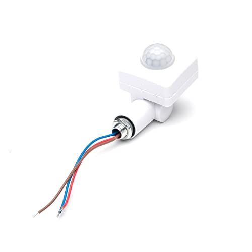 AC85-265V IP65 Sensor de movimiento ajustable interruptor PIR luz LED ultrafina detector de sensor de movimiento PIR, 10 mm,