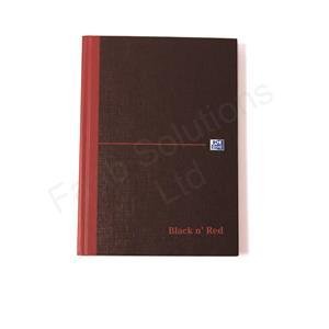 Black n Red notatnik wiązany 90 g/m² w linie A-Z, 192 strony A5 5 sztuk